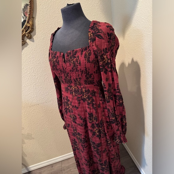 free people JAYMES midi dress . - Picture 6 of 8